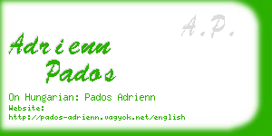 adrienn pados business card